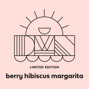 berry hibiscus margarita bar flavour label