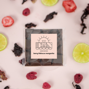 berry hibiscus margarita bar in its package