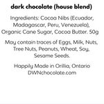 Load image into Gallery viewer, dark chocolate house blend ingredient list
