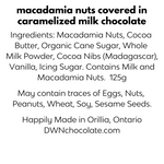 Load image into Gallery viewer, milk chocolate macadamia nuts ingredient list
