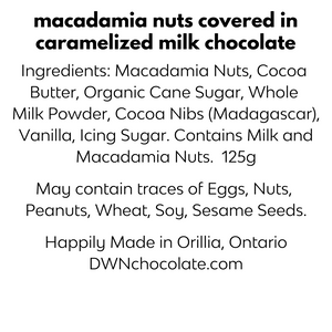 milk chocolate macadamia nuts ingredient list