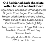 Load image into Gallery viewer, old fashion dark chocolate ingredient list
