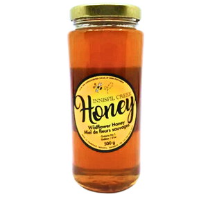 Innisfil Creek wildflower honey jar