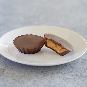 Milk Peanut Butter Cup on plate