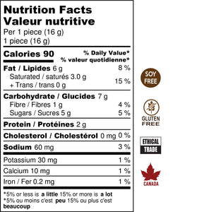 Milk Peanut Butter Cup Nutrition 