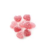 Load image into Gallery viewer, Pink heart-shaped gummy candies on a white background
