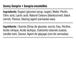 Load image into Gallery viewer, Ingredients list for Sunny Sangria on a white background
