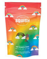 Load image into Gallery viewer, Colorful packaging of Squish candy with rainbows and clouds on a white background
