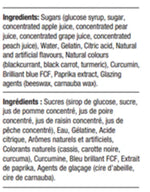 Load image into Gallery viewer, List of ingredients with a white background
