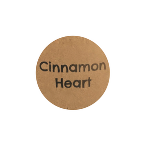 cinnamon heart scent tag