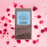 Load image into Gallery viewer, dark chocolate raspberry bar in its package

