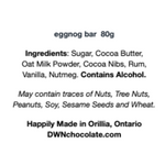 Load image into Gallery viewer, eggnog bar ingredient list

