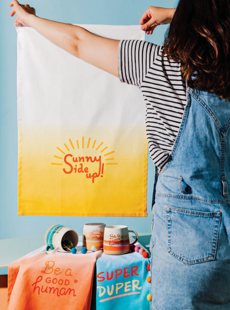 sunny side up tea towels