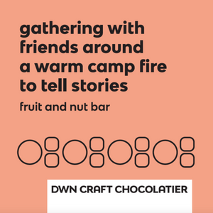 fruit and nut bar flavour experience label