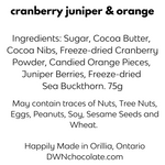 Load image into Gallery viewer, cranberry juniper bar ingredient list
