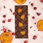 Load image into Gallery viewer, cranberry juniper chocolate bar
