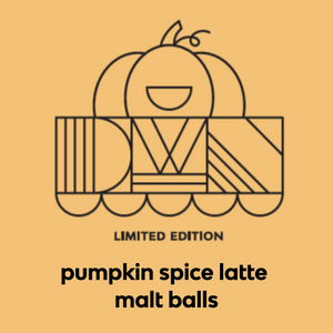 pumpkin spice latte malt balls