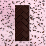 Load image into Gallery viewer, rum-infused dark chocolate bar with smoked salt
