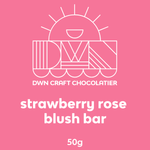 Load image into Gallery viewer, pink background with white text and DWN logo 
