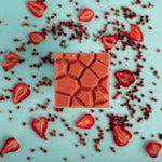 Load image into Gallery viewer, strawberry sumac chocolate bar
