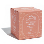 Load image into Gallery viewer, a box of Peaches and Cream Sloane Tea on a white background
