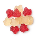 Load image into Gallery viewer, a pile of maple-shaped gummies on a white background
